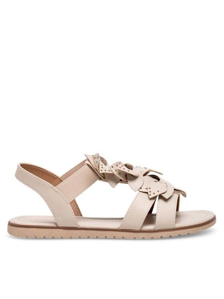 Clara Barson Sandały WS6262-03 Beżowy. Brązowe sandały Clara Barson, bez wzorów, ze skóry, bez obcasa, na płaskiej podeszwie, bez zapięcia. Za 89.99 zł.