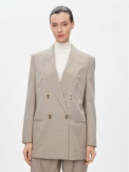 Boss Marynarka Jarmina 50505587 Beżowy Relaxed Fit. Brązowe marynarki i żakiety Boss, bez wzorów, z wełny, bez ramiączek. Za 1,329.00 zł.