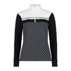 Polar softech z golfem dla kobiet CMP. Czarne bluzy z polaru CMP, na zimę, l, bez wzorów, z polaru, na golfa. Za 351.35 zł.
