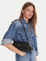 Guess Torebka Bolena HWZG92 07190 Czarny. Czarne torebki klasyczne Guess, z aplikacjami, ze skóry, bez dodatków. Za 299.99 zł.