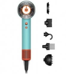 Suszarka do włosów DYSON HD16 Patina Ceramic Blue 515276-01. Niebieskie lokówki DYSON. Za 2,110.99 zł.