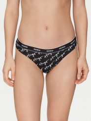 HUGO Stringi 50510622 Biały. Białe stringi Hugo, bez wzorów, z bawełny. Za 59.99 zł.