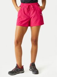 Regatta Szorty sportowe Travel RWJ299 Różowy Relaxed Fit. Czerwone szorty sportowe Regatta, bez wzorów, z syntetyku, trekkingowe. Za 129.99 zł.