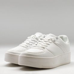 Buty Sneakersowe Legea Roby Damskie. Białe buty treningowe LEGEA, bez wzorów, bez zapięcia. W wyprzedaży za 92.00 zł.