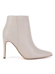 DeeZee Botki WYL3588-10 Beżowy. Brązowe botki DeeZee, bez wzorów, bez obcasa, na szpilce, bez zapięcia. Za 125.99 zł.
