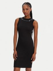 HUGO Sukienka codzienna Naloita 50530443 Czarny Slim Fit. Czarne sukienki Hugo, na co dzień, m, bez wzorów, z syntetyku, bez kołnierzyka, bez ramiączek, proste. Za 459.99 zł.