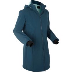 Długa kurtka softshell z polarem barankiem bonprix ciemnoniebieski. Kurtki marki bonprix. Za 189.99 zł.