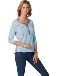 WITT WEIDEN Bluzka w kolorze błękitnym rozmiar: 38. Niebieskie bluzki WITT WEIDEN, bez wzorów, z bawełny, bez kołnierzyka, bez ramiączek. Za 43.47 zł.