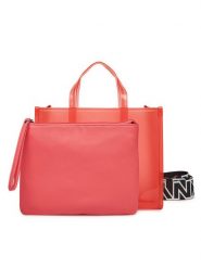 DKNY Torebka Hadlee R51AVC80 Koralowy. Pomarańczowe torebki klasyczne DKNY, bez wzorów, z tworzywa sztucznego, bez dodatków. Za 289.99 zł.