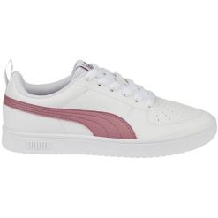 Buty damskie Puma Rickie. Białe buty sportowe lifestyle Puma, bez wzorów, z gumy, bez zapięcia. Za 271.00 zł.
