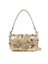 Valentino Torebka Sleet VBSA6R09 Złoty. Żółte torebki klasyczne Valentino, bez wzorów, z materiału, bez dodatków. Za 639.99 zł.