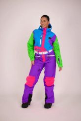 Powder Hound Zakrzywione damskie dopasowanie. Czerwone kombinezony OOSC, na zimę, xs, bez wzorów, z syntetyku, retro, bez kołnierzyka, bez ramiączek. Za 1,710.99 zł.