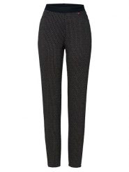 Rosner Spodnie w kolorze czarnym rozmiar: 48. Czarne spodnie materiałowe Rosner, bez wzorów, z materiału, z podwyższonym stanem. Za 173.99 zł.