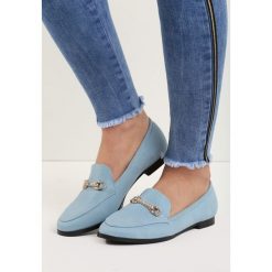 Niebieskie Mokasyny Timeless Chic. Niebieskie mokasyny Born2be, bez wzorów. Za 29.99 zł.