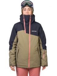 Hannah Kurtka narciarska "Maky Col" w kolorze zielono-antracytowym rozmiar: 36. Czarne kurtki narciarskie Hannah, s, bez wzorów, bez kaptura, narciarskie. Za 448.99 zł.