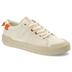 Beżowe Trampki Big Star Sportowe Obuwie Damskie. Brązowe buty sportowe lifestyle BIG STAR, bez wzorów, z materiału, klasyczne, bez zapięcia. Za 99.99 zł.