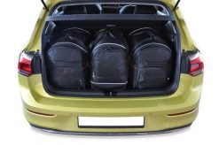Torby Do Bagażnika Vw Golf Hatchback 2019+ 3Szt Kjust. Czarne torby podróżne KJUST, bez wzorów, z kauczuku. Za 940.00 zł.