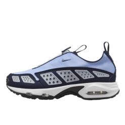 Buty do chodzenia dla dorosłych Air Max Sunder Blue Ice. Szare buty treningowe Nike, na zimę, w ażurowe wzory, z gumy, bez zapięcia, trekkingowe, nike air max. Za 773.50 zł.