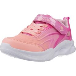 Buty SKECHERS SOLA GLOW Rose. Czerwone buty trekkingowe Skechers, bez wzorów, z syntetyku, bez zapięcia, trekkingowe. Za 216.99 zł.