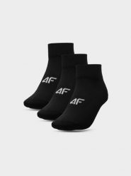 4F Skarpety casual za kostkę (3-pack) damskie 39-42. Białe skarpetki 4f, bez wzorów, z bawełny. Za 44.99 zł.