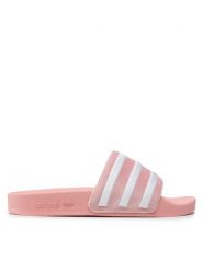 Adidas Klapki adilette W GX3372 Różowy. Czerwone klapki adidas, bez wzorów, z materiału, sportowe, bez obcasa, bez zapięcia. Za 199.99 zł.