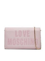 LOVE MOSCHINO Torebka JC4293PP0IKK160A Różowy. Czerwone kopertówki Love Moschino, bez wzorów, ze skóry, wizytowe, bez dodatków. Za 1,069.00 zł.