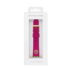 Wymienny pasek do zegarka Apple Watch Michael Kors. Czerwone paski Michael Kors, bez wzorów. Za 349.99 zł.