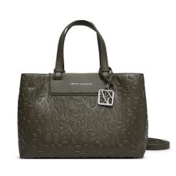 Torebka Armani Exchange. Zielone torebki klasyczne Armani Exchange, bez wzorów, klasyczne, bez dodatków. Za 669.99 zł.