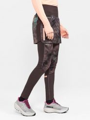 Craft Spódnica "ADV SubZ" w kolorze brązowym ze wzorem do biegania rozmiar: S. Brązowe spódnice Craft, na co dzień, s, bez wzorów, z materiału, sportowe, proste. Za 130.99 zł.