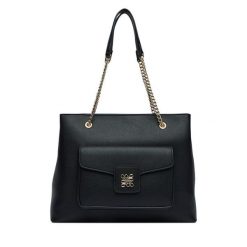 Torebka Nine West. Czarne torebki klasyczne Nine West, bez wzorów, klasyczne, bez dodatków. Za 269.99 zł.