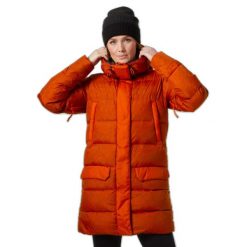 Damska kurtka puchowa Helly Hansen Arctic Patrol H2 Flow. Brązowe kurtki Helly Hansen, bez wzorów, z puchu, bez kaptura. W wyprzedaży za 2,789.50 zł.
