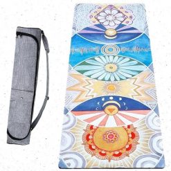 Mata do jogi Hi-tech 6mm +Wodoodporna torba, 3 materiały dla większej wygody4. Brązowe torby sportowe ACHAMANA, bez wzorów, z gumy, na ramię, małe. Za 486.00 zł.
