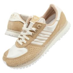 Buty adidas City Marathon GX9011 beżowy. Brązowe buty do biegania bez wzorów, bez zapięcia, do biegania. Za 329.02 zł.