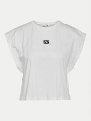 Noisy May T-Shirt Speedy 27033493 Biały Regular Fit. Białe t-shirty Noisy May, l, bez wzorów, z bawełny, bez kołnierzyka, bez ramiączek. Za 59.99 zł.