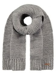 Barts Szal "Jasmin" w kolorze szarym rozmiar: onesize. Szare szaliki i kominy Barts, bez wzorów, z wełny. Za 104.89 zł.