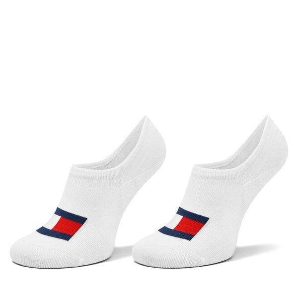 Stopki Tommy Hilfiger. Białe skarpetki Tommy Hilfiger, bez wzorów. Za 59.99 zł.
