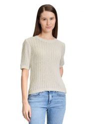 BETTY & CO Sweter w kolorze beżowym rozmiar: S. Brązowe swetry Betty & Co, s, bez wzorów, bez ramiączek. Za 114.95 zł.