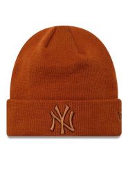 New Era Czapka League Essential 60580735 Brązowy. Brązowe czapki zimowe New Era, bez wzorów, z materiału. Za 149.99 zł.