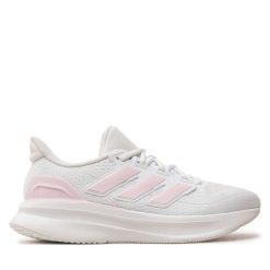 Buty do biegania adidas. Białe buty do biegania adidas, bez wzorów, bez zapięcia, do biegania. Za 299.99 zł.