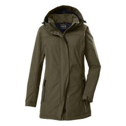 Damska wodoodporna kurtka softshell Killtec GW 36. Zielone kurtki Killtec, bez wzorów, z softshellu, bez kaptura. Za 594.20 zł.