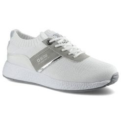 Białe Sneakersy Big Star Damskie Półbuty Lekkie. Białe półbuty wsuwane BIG STAR, bez wzorów, eleganckie, bez obcasa. Za 139.00 zł.