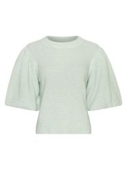 MOSS COPENHAGEN Sweter w kolorze zielonym rozmiar: S/M. Zielone swetry Moss Copenhagen, m, bez wzorów, z wełny, bez ramiączek. Za 174.95 zł.