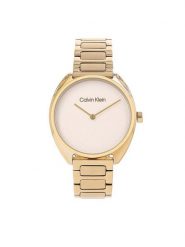 Calvin Klein Zegarek 25200276 Złoty. Żółte, analogowe zegarki Calvin Klein, złote. Za 589.99 zł.