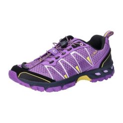 Buty trailowe CMP Altak. Fioletowe buty do biegania CMP, bez wzorów, z meshu, bez zapięcia, do biegania. Za 352.35 zł.