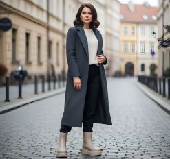 Beżowe Botki Armodo Stylowe Ocieplane Obuwie Damskie. Brązowe botki Armodo, bez wzorów, ze skóry, eleganckie, bez obcasa, bez zapięcia. Za 339.00 zł.