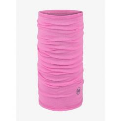 Chusta wielofunkcyjna Buff Lightweight Merino Wool - solid fluor fuchsia. Czerwone chusty Buff, bez wzorów. Za 120.99 zł.