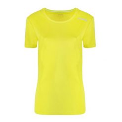 Koszulka damska DIADORA L. SS CORE TEE. Żółte t-shirty sportowe Diadora, l, bez wzorów, bez ramiączek. Za 39.99 zł.