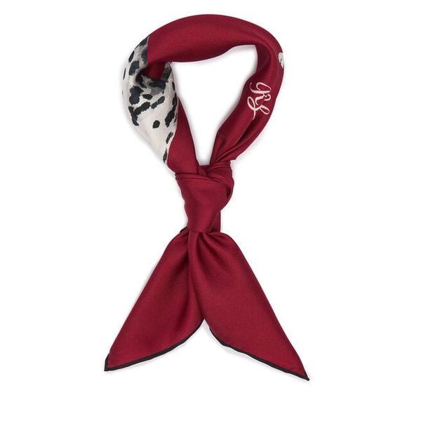 Chusta LAUREN RALPH LAUREN. Czerwone chusty Lauren Ralph Lauren, bez wzorów. Za 419.99 zł.