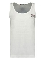 Geographical Norway Top "Jupette" w kolorze białym rozmiar: XXL. Białe topy Geographical Norway, xxl, bez wzorów, z bawełny, bez kołnierzyka, bez ramiączek. Za 32.90 zł.