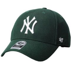 Czapka Z Daszkiem MVP New York Yankees. Zielone czapki z daszkiem 47 Brand, bez wzorów, z bawełny. Za 167.99 zł.